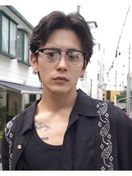 ベル 表参道Terrace(Belle) men'shair/センターパート/メンズショート/韓国ヘア