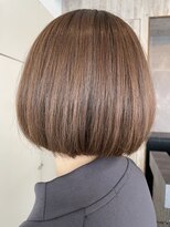 ディシェーレローブ(die Schere Lob)&nbsp;【40代の艶髪】セピアグレージュ×丸みボブ