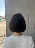 フレンチボブ乾かしただけ◎ブリーチなしカラー/大人レイヤー