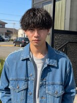 ヘアーアトリエ ラフェル(hair atelier Rafel)&nbsp;縦落ちツイストスパイラルパーマ　メンズパーマ　マッシュ