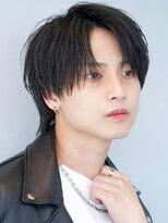 エイド 本店(aid)&nbsp;センターパートウルフ毛流れコンマバングラウンドショート