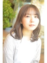 マービー 南浦和(mavie) mavie 小顔モカベージュ×シースルーバング