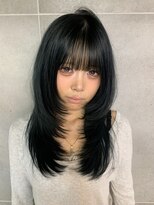 ザ ドット(THE DOT)&nbsp;ダークグリーンとレイヤーカット