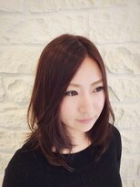 ヘアアプセウス (hair APCEWS) ツヤカラーで魅せるナチュラルレイヤー