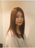 ツヤ感ストレート