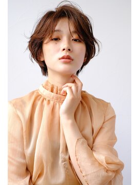 シアン ヘア デザイン(cyan hair design) 【大人可愛い】シースルーバングな揺れるショート