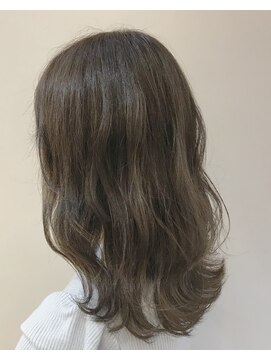 グッデイ ヘアー(GOOD DAY HAIR) 【GOOD DAY HAIR】《セミディ:シアーグレージュ:波ウェーブ》