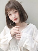 ルティア 池袋(Lutia)&nbsp;ショートバング　ショコラベージュ