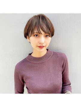 ラナ 渋谷(Lana) 【Chill】大人かわいいホワイトアッシュクールショートパーマ