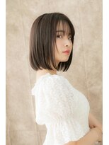 カバーヘア ブリス 北浦和(COVER HAIR bliss)&nbsp;ビターショコラエアストレート前下がりTa2北浦和20代30代40代