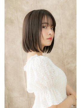 カバーヘア ブリス 北浦和(COVER HAIR bliss) ビターショコラエアストレート前下がりTa2北浦和20代30代40代