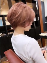 イノセンス 西宮北口店(innocence) 【井上】優しい雰囲気の出るピンクベージュカラーのショートヘア