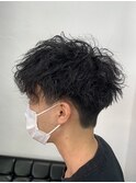 frope 今流行りの波巻きパーマ。