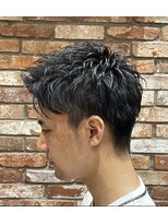 ヒロギンザバーバーショップ 丸の内店(HIRO GINZA BARBER SHOP)&nbsp;ナチュラルアップバング