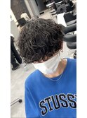 波巻きパーマ/倉持