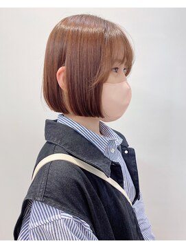 モリオフロムロンドン 松戸店(Morio from London) 【松戸　石山】耳掛けミニボブ　切りっぱなしボブ