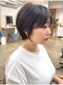 @thisiskaito表参道原宿/ショートヘア/ショートボブ/グレージュ