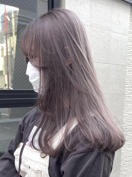 サンクプロジェクト(cinq PROJECT) ダブルカラーハイトーンカラーラベンダークベージュカラー