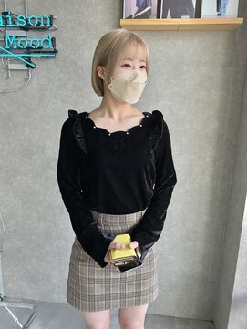 ムード タテマチ(mood tatemachi) ダブルカラーホワイトベージュ