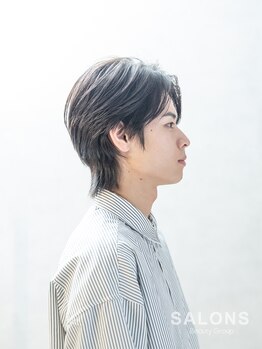 サロンズヘアー 段原店(SALONS HAIR)の写真/<メンズカット¥2300>通いやすいお手頃価格×技術派スタイリストがON/OFFキマる再現性の高いスタイルを創る