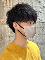 ニアウ 伊勢崎連取店(Niau)&nbsp;ニュアンスパーマメンズマッシュメンズヘアツーロック刈り上げ