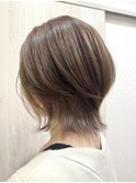 【GRAN HAIR大町店】ベージュカラーのおとなウルフ