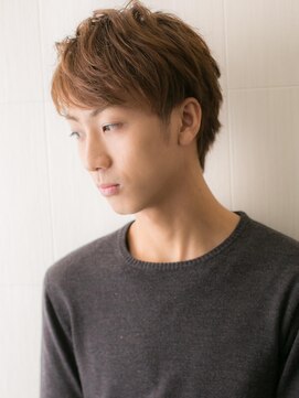 モッズヘア メン 新所沢店(mod's hair men) ハイトーンカラー斜めバングで小顔効果！メンズショートa新所沢