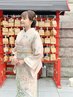 【持ち込み着付け】訪問着　着付けのみ