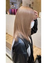 ロンドローズ 名古屋(Lond damaskRose)&nbsp;顔周り ダブルカラー 名駅 ブリーチ 髪質改善 ボブ 韓国271