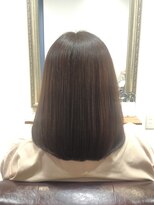 ヘアー グリーン(hair green) 30代40代50代/ツヤ髪スタイル/内巻きロブ/肩ラインボブ