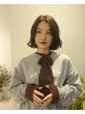 ボブ  透明感カラー 髪質改善 トリートメント ロブ