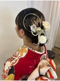 まとめ髪シニヨン