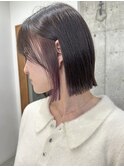 バッサリカット/切りっぱなしボブ　丸くないボブ　岐阜美容院