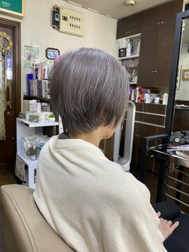 K'S美容室 襟足スッキリショートボブ