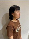 ボブ×ブルーブラック