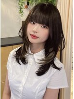 ココロヘアー ウィル 半田山店(Cocolo hair Will) ハッシュレイヤー×インナーカラー
