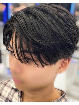 センス 渋谷 宇田川交番前(SENSE) シースルーマッシュ／センターパート／ニュアンスパーマ／渋谷