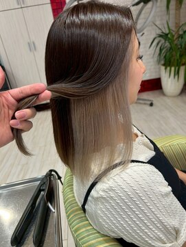 ビス リアン 川口店(Vis lien) 大人美人透明感カラーインナーカラーハイトーンホワイト