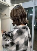エアタッチバレイヤージュ◎くびれボブミディアムレイヤー本厚木