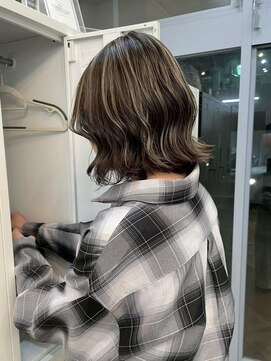 ロミー 本厚木(ROMMY.) エアタッチバレイヤージュ◎くびれボブミディアムレイヤー本厚木