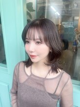 ポー 三軒茶屋(poh) ココアベージュ/小顔/ミディアムレイヤー/髪質改善/三軒茶屋