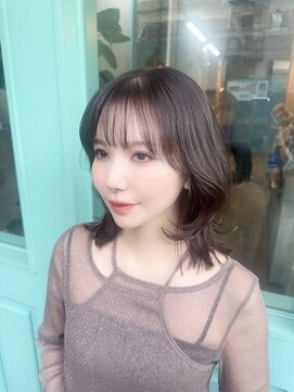 ポー 三軒茶屋(poh) ココアベージュ/小顔/ミディアムレイヤー/髪質改善/三軒茶屋