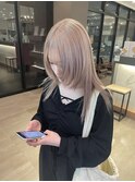 white beige × ハイレイヤー