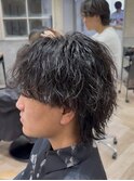 名古屋サーフカール波巻きパーマ