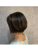 アッシュ 白楽店(Ash)&nbsp;大人のハイライトショートボブ