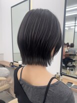 サンド 大阪梅田(sand) ココアベージュ/オリーブグレー/小顔/大阪/梅田/レイヤーボブ