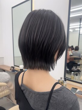 サンド 大阪梅田(sand) ココアベージュ/オリーブグレー/小顔/大阪/梅田/レイヤーボブ