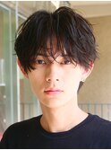 メンズパーマ/ツイストスパイラル/サーフカール/men's/眉毛