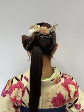 モアヘアー(MORE-HAIR) リボンヘアアレンジ