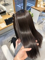アヴァンス 広島本通店(AVANCE.)&nbsp;着物ヘア/大人ガーリー/ダークアッシュ/似合わせカット/広島